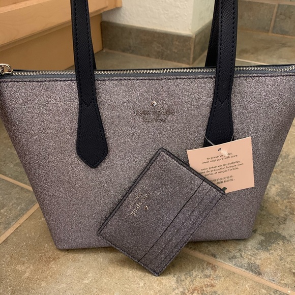 KATE SPADE JOELEY SMALL SATCHEL BLUE CARD HOLDER - Picture 3 of 8